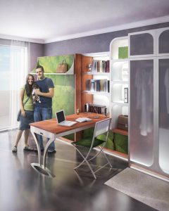 3D visualizations render of a Transformable furniture