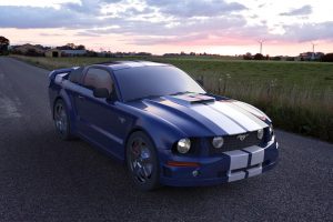 3D Visualization of the Ford mustang