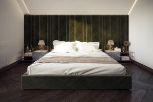 3D Visualization of a Modern bedroom-1