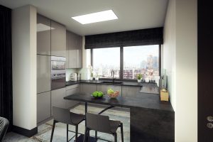 3D Visualization-Modern kitchen-2
