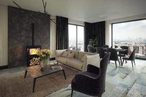 3D interior visualization render of a Modern living room-5