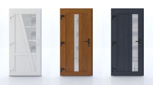 Product visualizations of scandinavian style doors