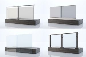 Product visualization of scandinavian style railings