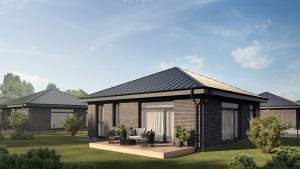 Kotedzu kvartalas su jaukiomis terasomis